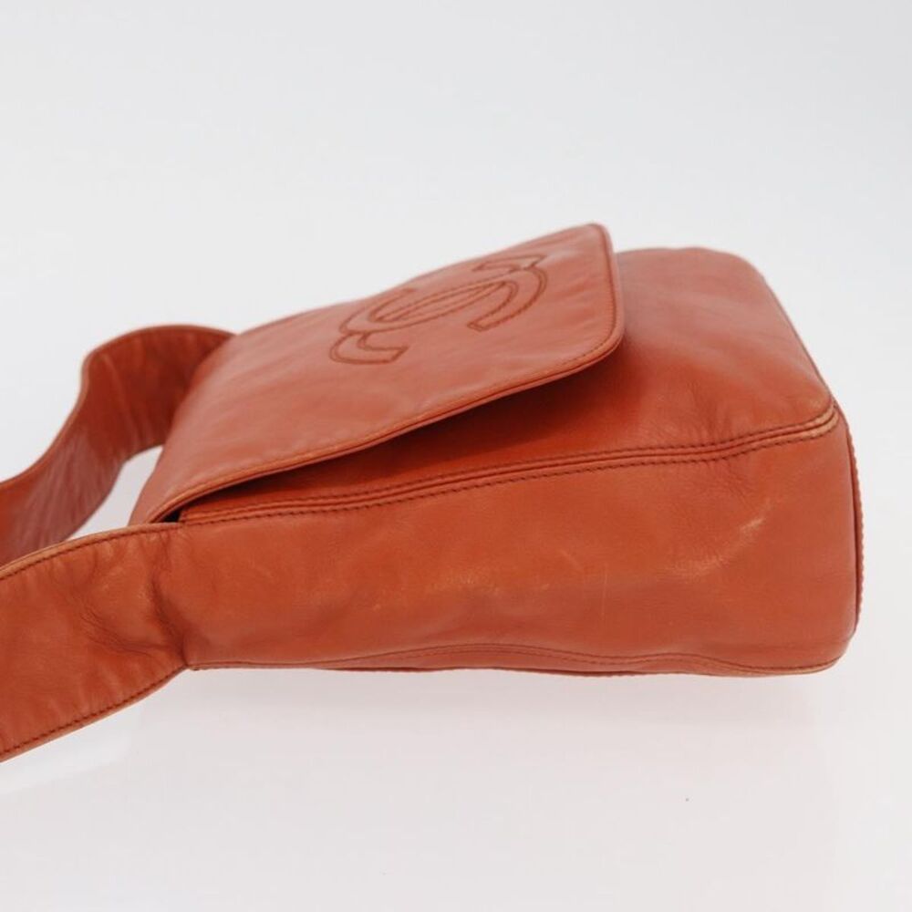 Chanel Shoulder Bag Suede Patchwork Orange Leather Handbag - Picture 4 of 16